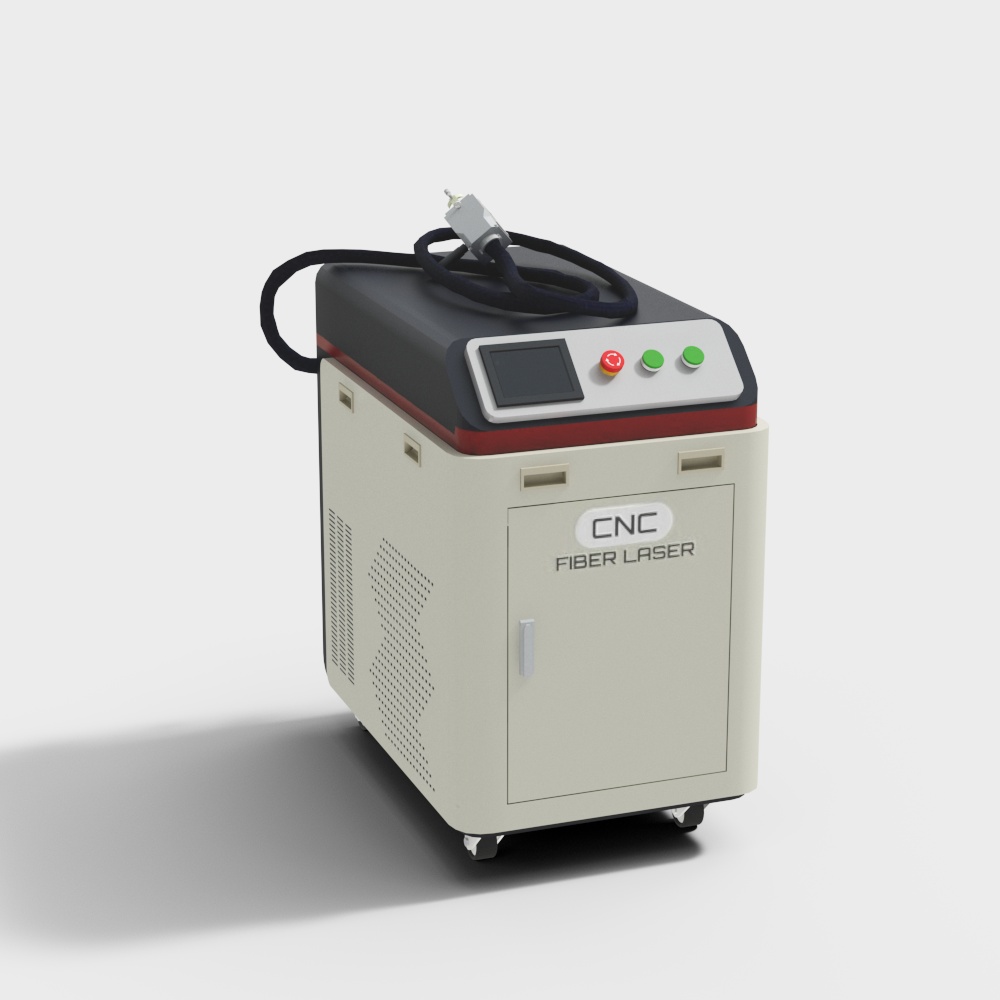 CNC Fiber Laser 3D Model for Creative Projects