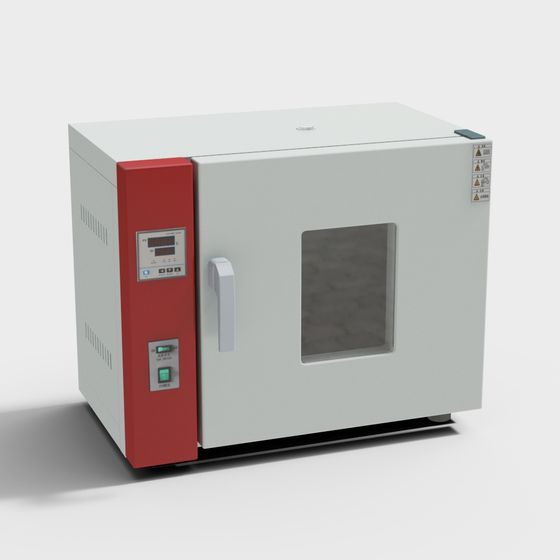 Drying Box 3D Model in Black and Brown