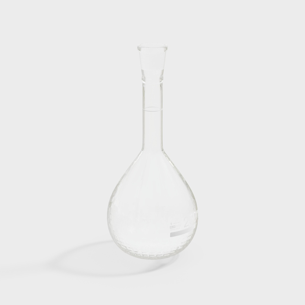 Laboratory glass volumetric flask