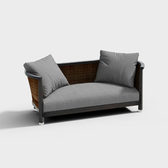 Modern 3D Sofa Model for Contemporary Spaces
