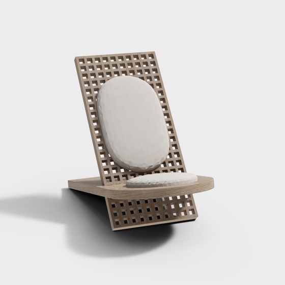 Mesh Lounge Chair 3D model for Modern Interiors