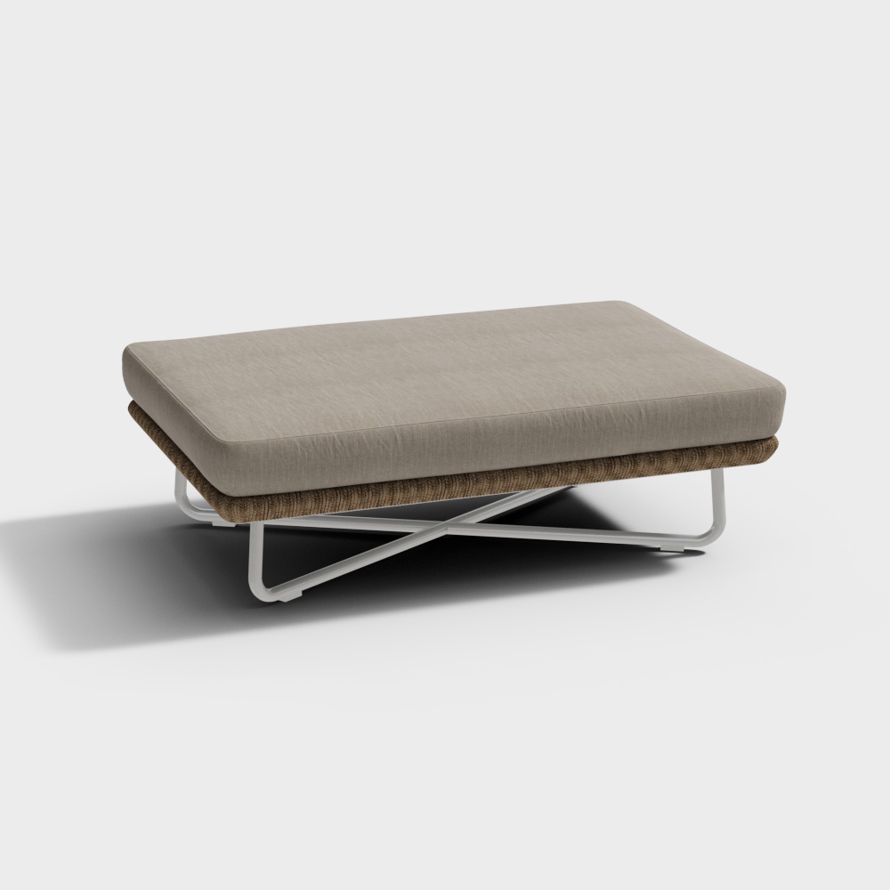 Urban Comfort Ottoman 3D model