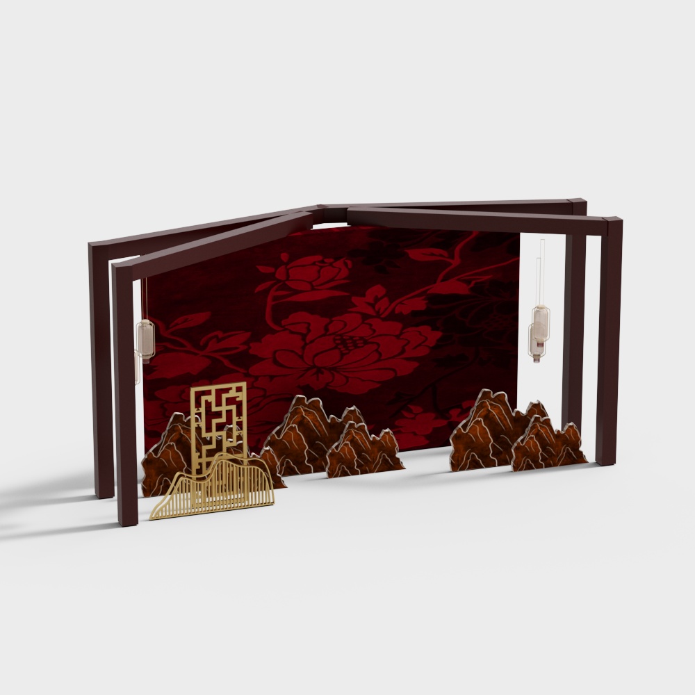 indoor chinese wedding background