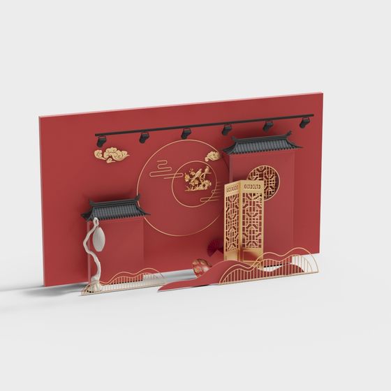 Oriental Elegance 3D model