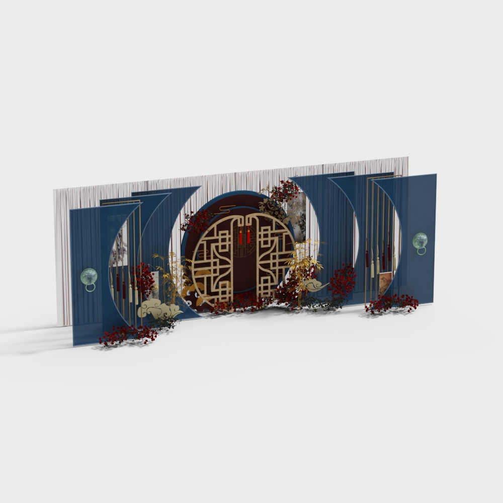 phông cưới phong cách Trung Hoa mới