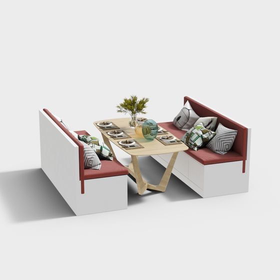City Corner Sofa 3D model for Modern Interiors