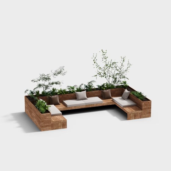 Urban Oasis Sofa 3D model