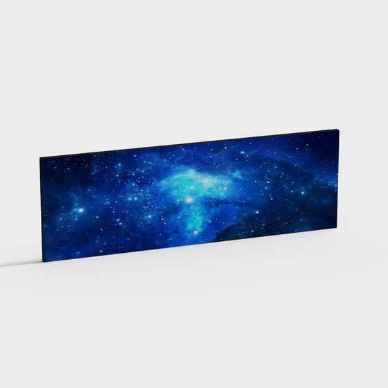 Galactic Canvas 3D model for Stunning Designs