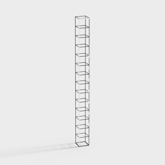 Urban Tower Low-Poly 3D Model