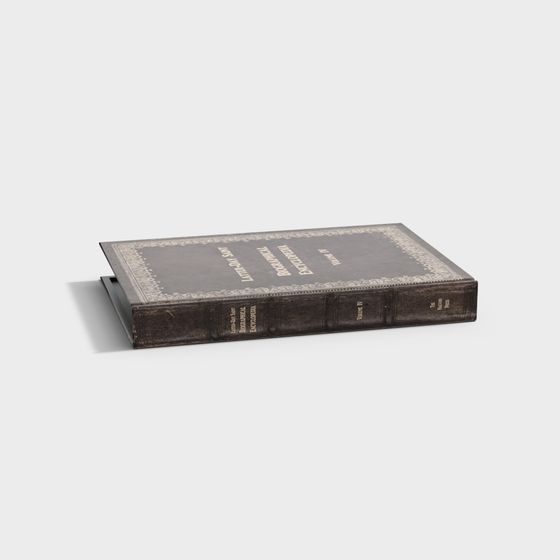 Vintage Encyclopedia 3D Model