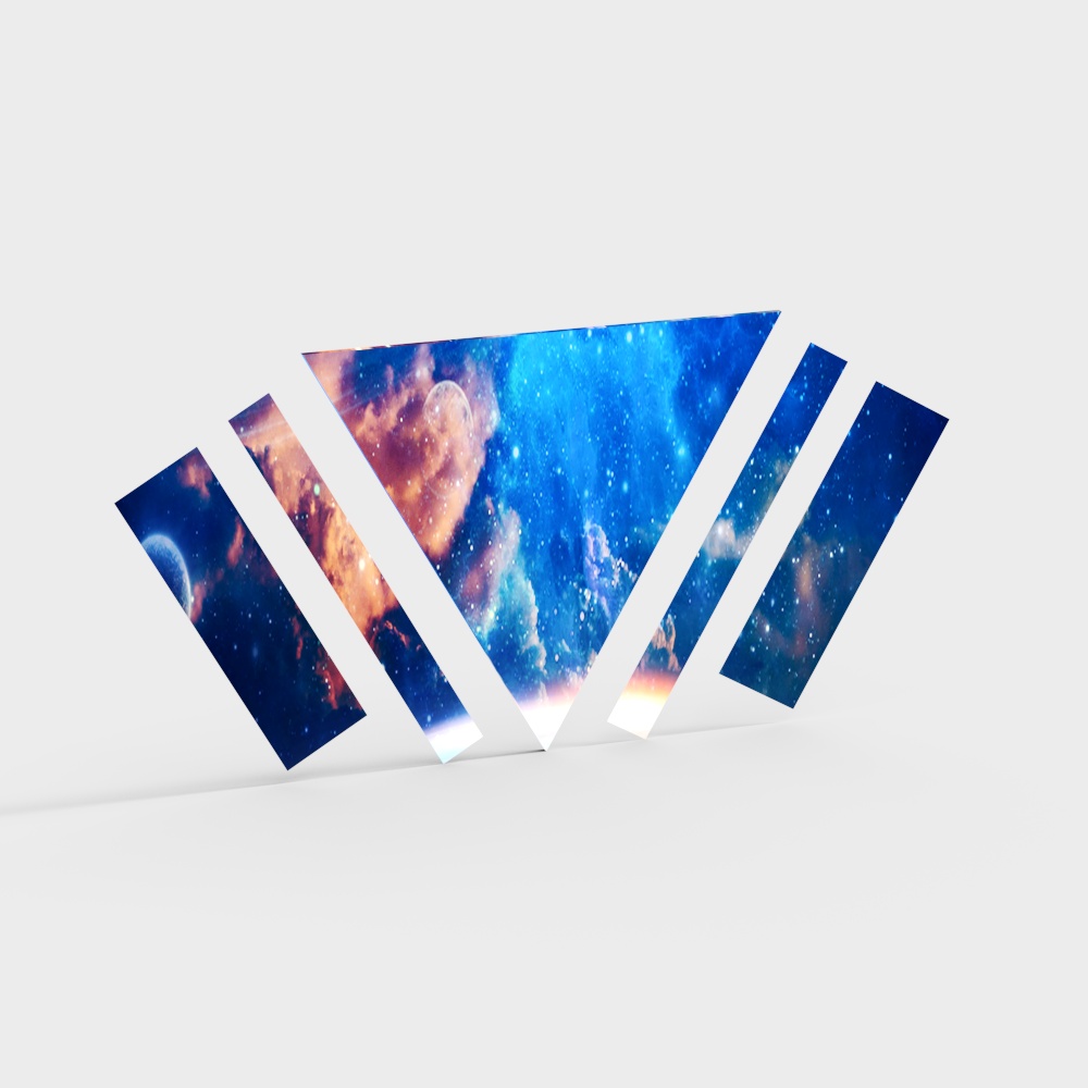 Music festival stage background screen