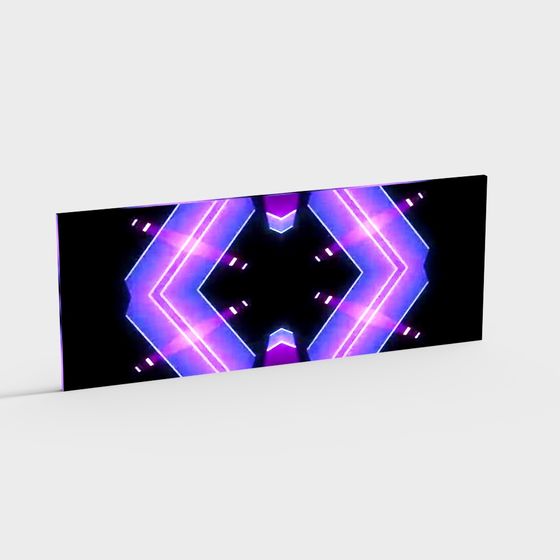 Neon Vortex 3D model