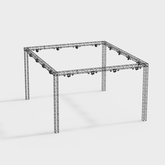 Stage Frame 3D model for Creative Spaces