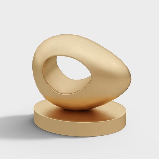 Abstract Ring Sculpture 3D model