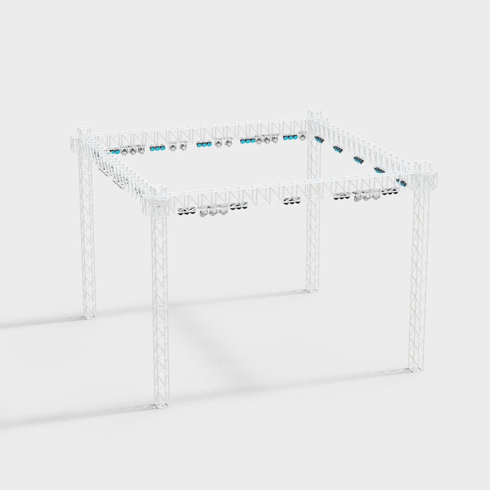 Stage Lighting Rig 3D model