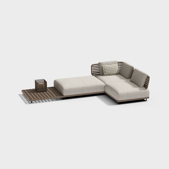 Urban Comfort Sofa 3D model
