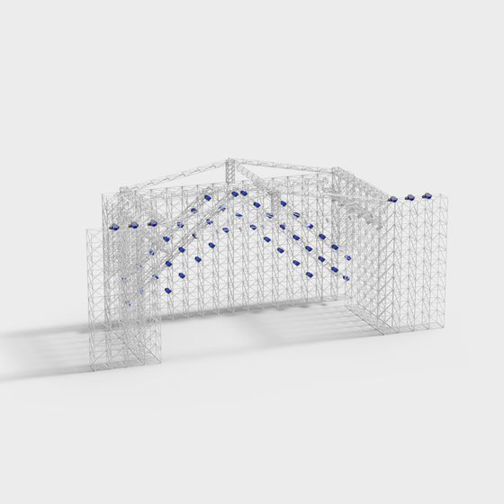 Industrial Warehouse 3D Model