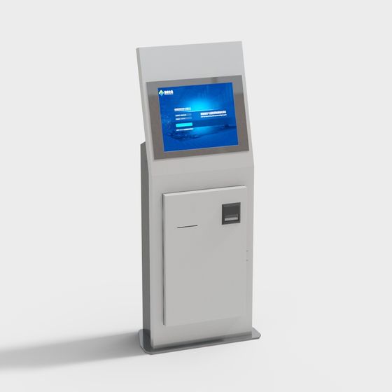 Stylish Self-Service Kiosk 3D model