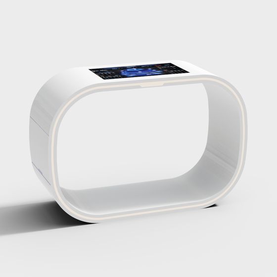 Futuristic Smart Interactive Table and Chair 3D model