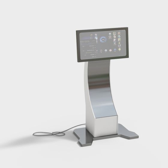 Smart Touch Information Kiosk 3D model