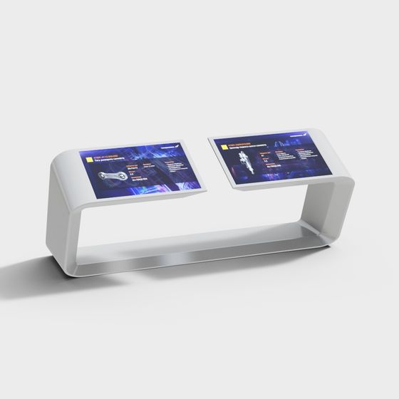 Futuristic Smart Interactive Table 3D model