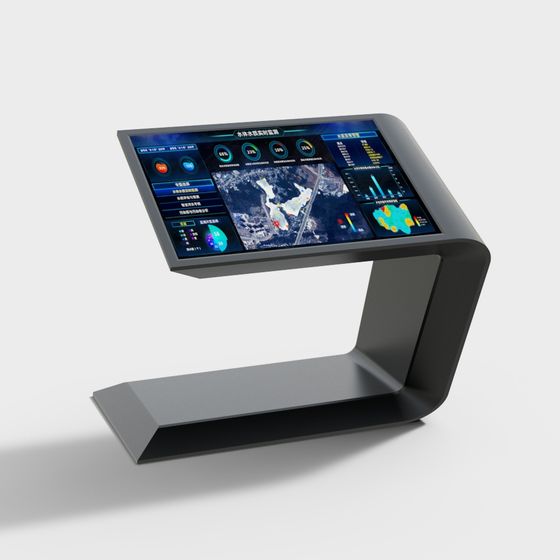 Smart Interactive Display Screen 3D model
