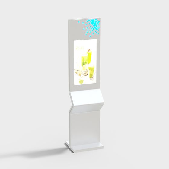 Futuristic Smart Billboard 3D model