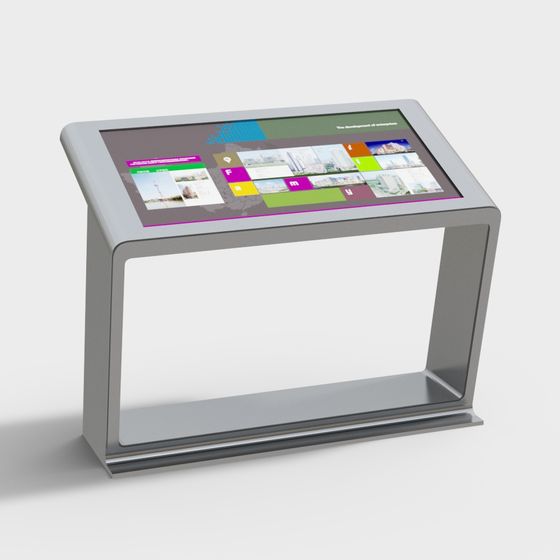 Versatile Interactive Display Stand 3D model