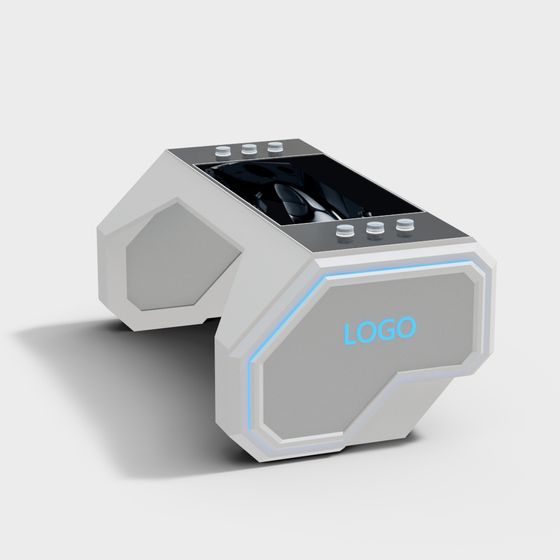 Futuristic Display 3D Model