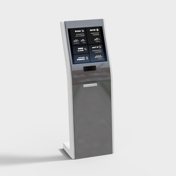 Interactive Kiosk 3D Model