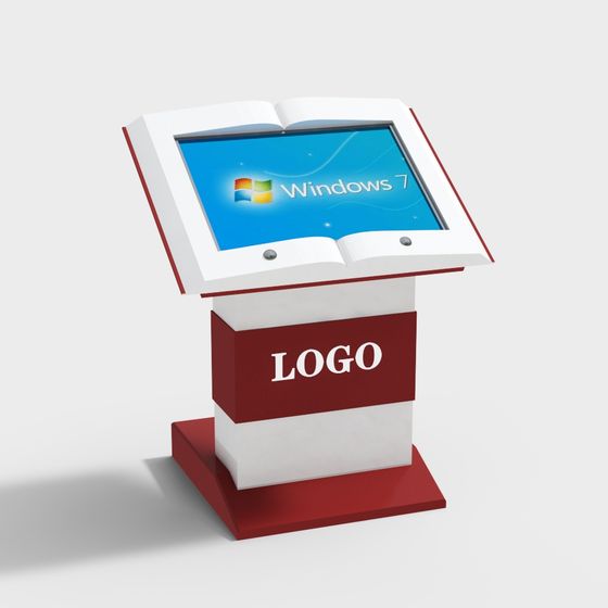 Stylish Interactive Display Stand 3D model