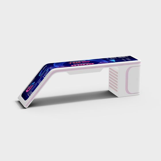 Futuristic Touch Console 3D model