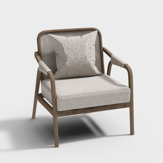 Cozy Lounge Chair 3D model
