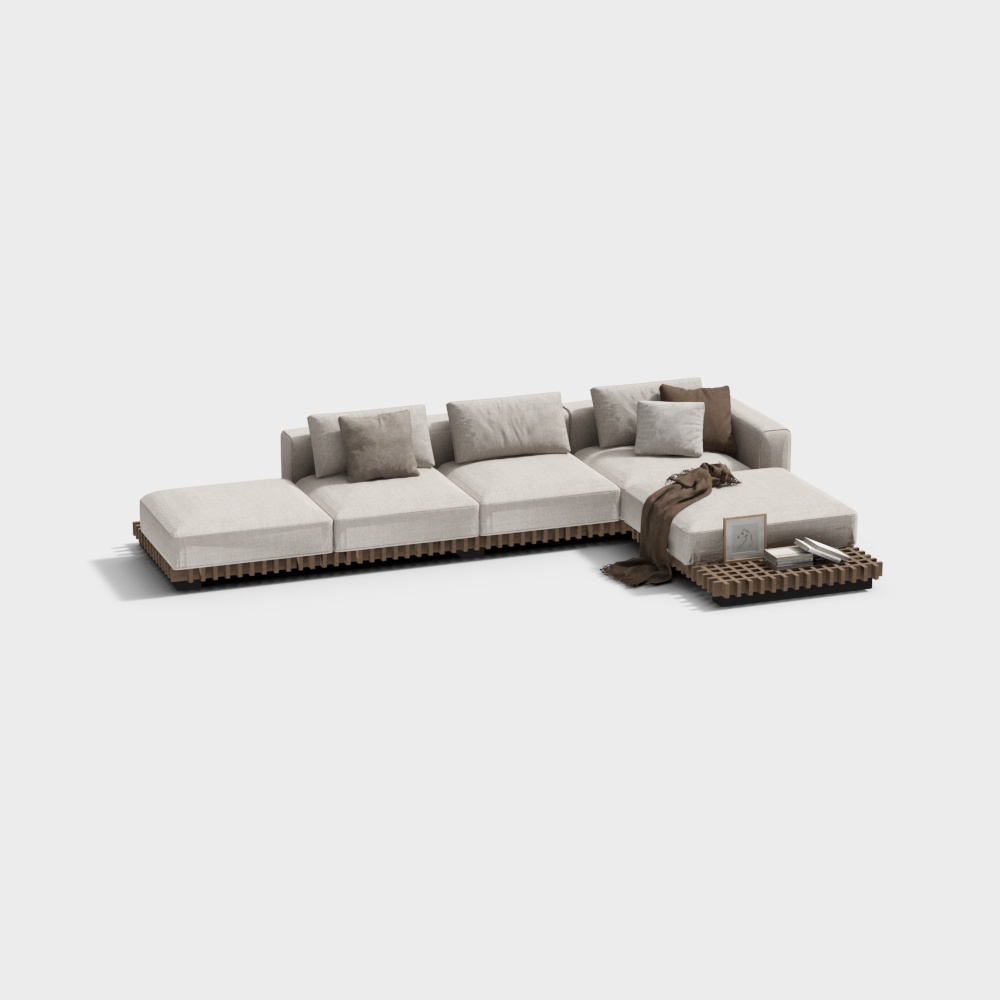 Outdoor multi-person leisure sofa