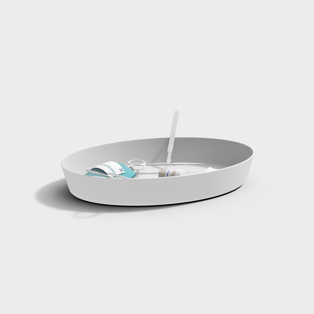 Creative Storage Tray 3D model for Modern Design