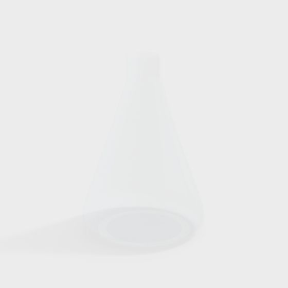 Sleek Modern Cone-Shaped Light Fixture 3D model