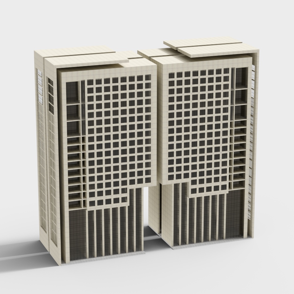 Urban Skyscraper 3D model
