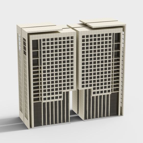 Urban Skyscraper 3D model