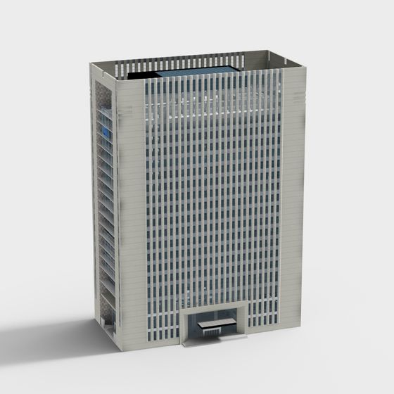 Urban Skyscraper 3D model for Creative Projects