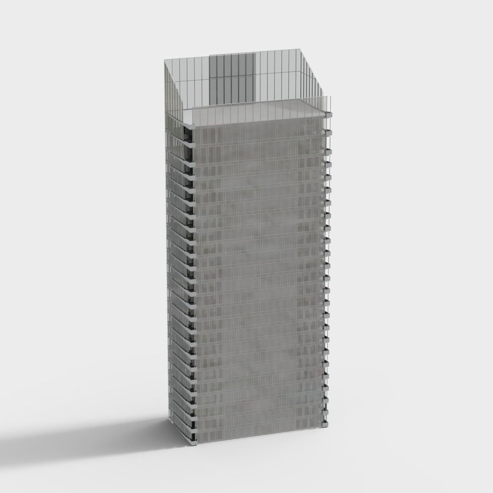 Urban Skyscraper 3D Model