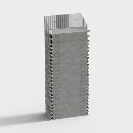 Urban Skyscraper 3D Model