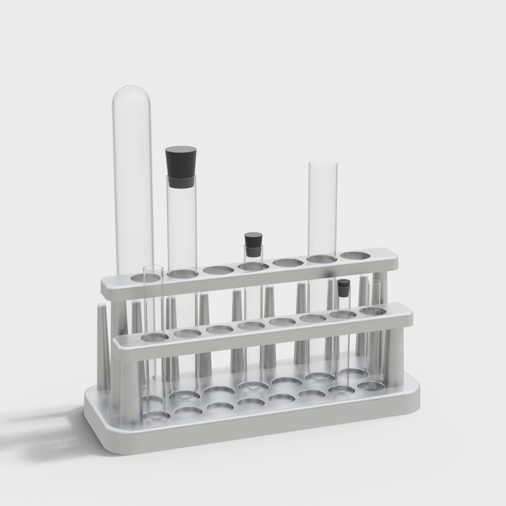 実験室の試験管ラック