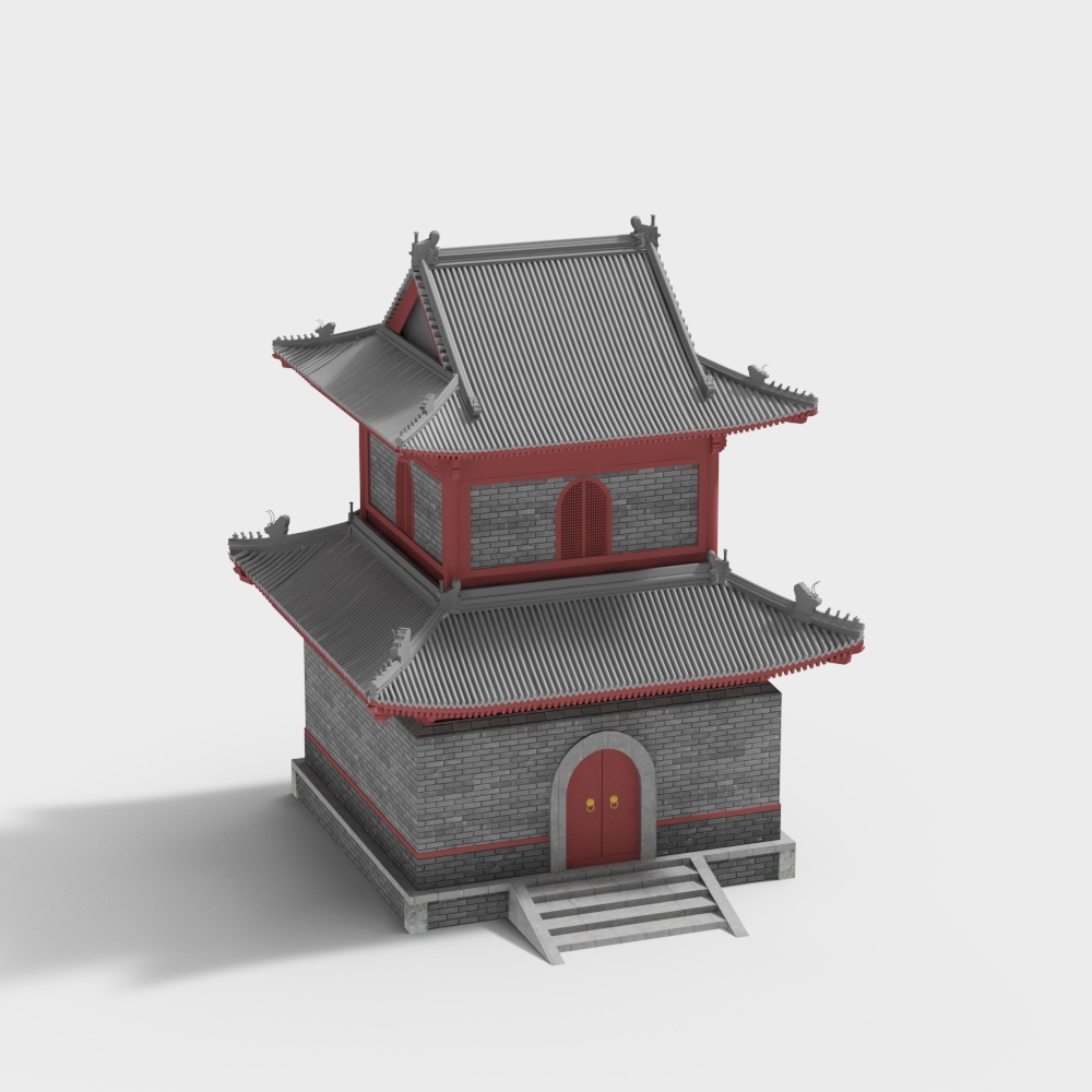 Ancient Style Tower 3D model