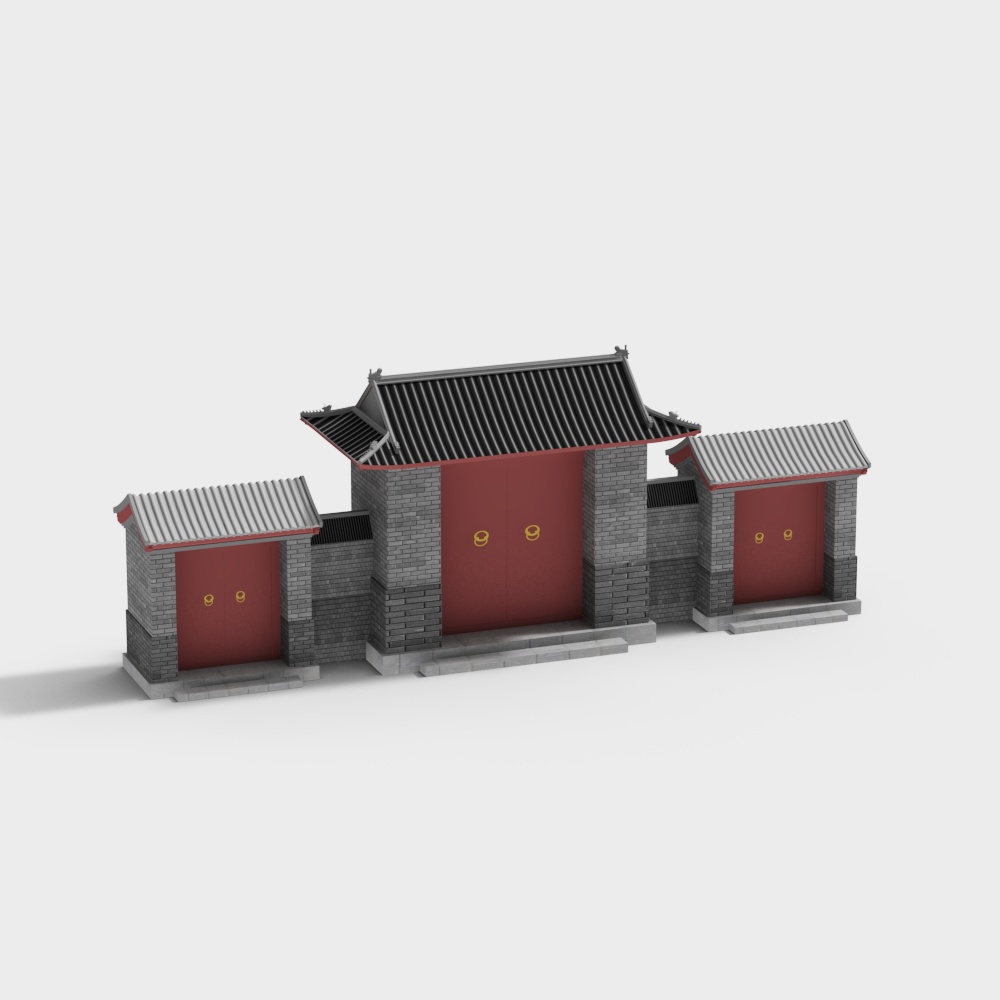 Traditional Chinese Courtyard 3D model