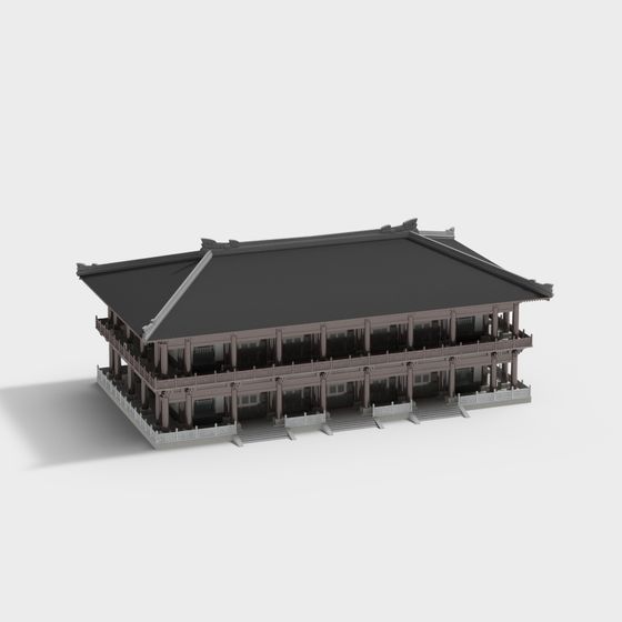 Stunning Ancient Style Architecture 3D model