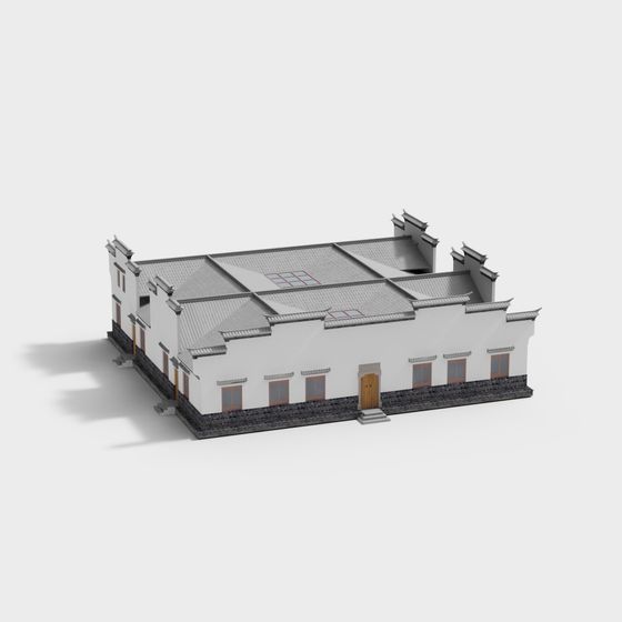 Traditional Huizhou Architecture 3D model