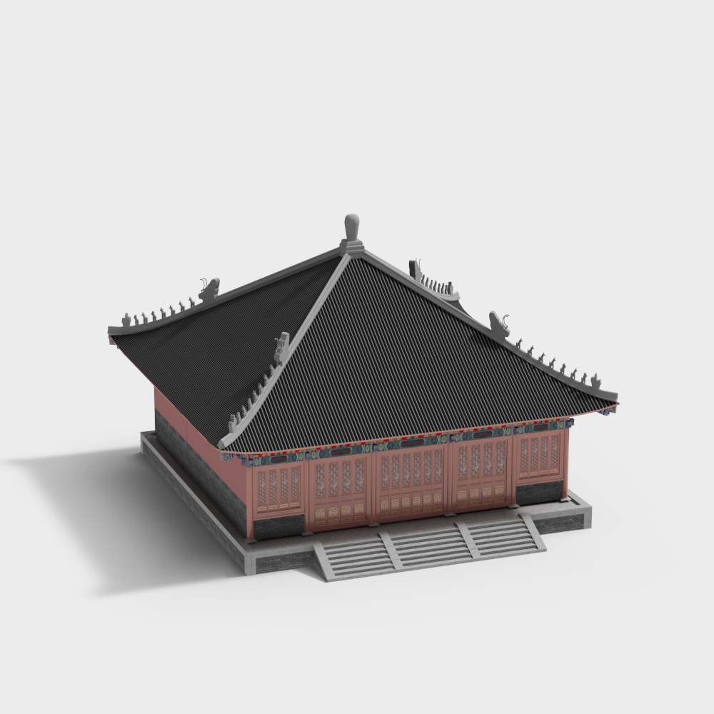 Traditional Chinese Architecture 3D model
