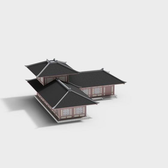 East Asian Ancient Architecture 3D model