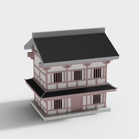 Ancient Charm Pavilion 3D model