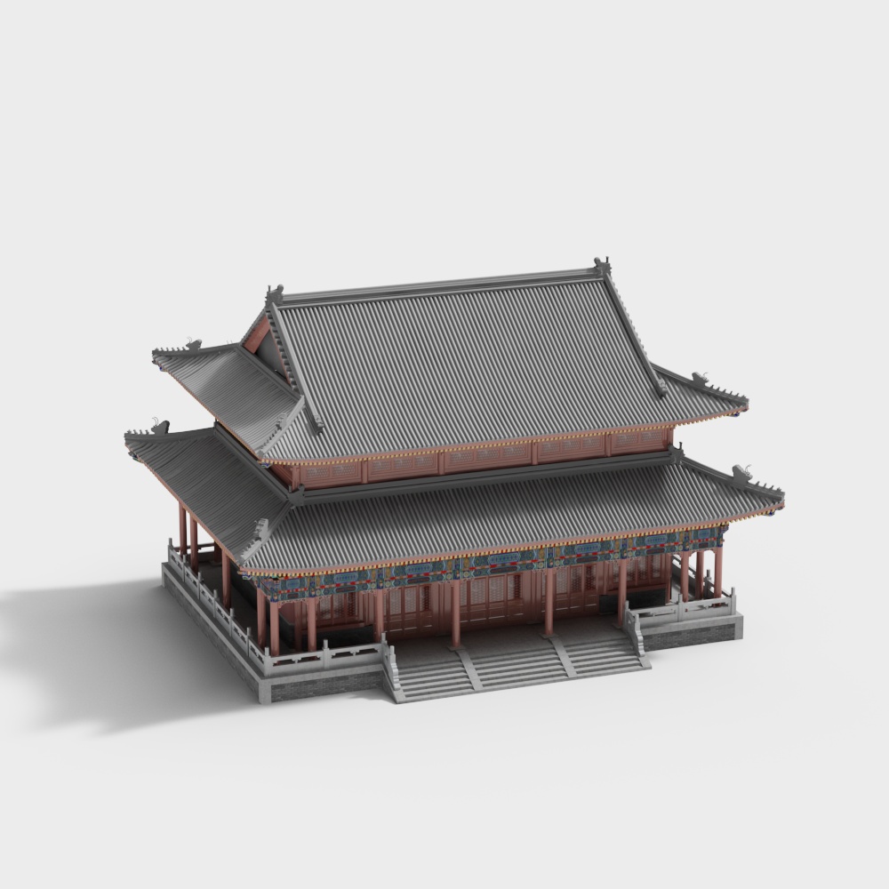 Traditional Chinese Palace 3D model